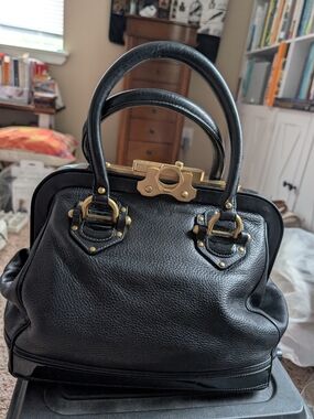 Zac Posen Aurora - Black Leather Satchel